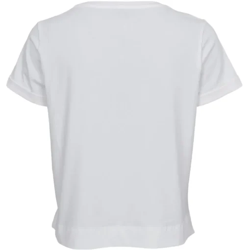 BLACK COLOUR Bcmay Heart Tee Off White