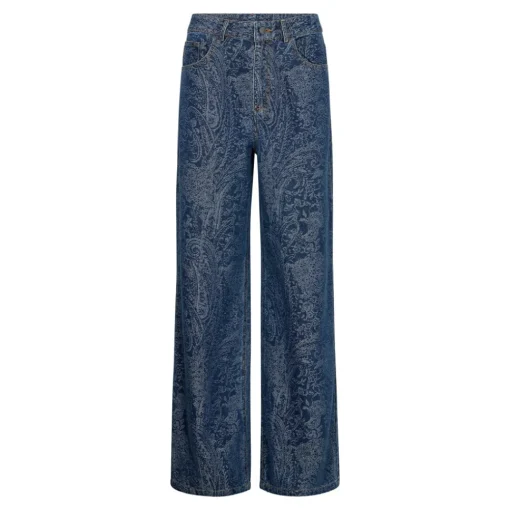 CO' COUTURE Dean Denim Wide Pant Denim Blue