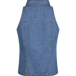 NEO NOIR Sylvie Denim Top Blue