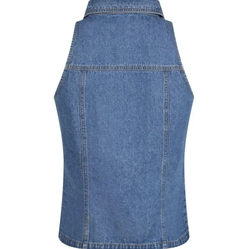 NEO NOIR Sylvie Denim Top Blue