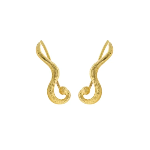 PERNILLE CORYDON Elva Ear Climbers (guld/sølv)