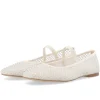 BIANCO Lilja Mesh Ballerina White