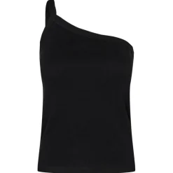 CO' COUTURE Sheera One Shoulder Top Black