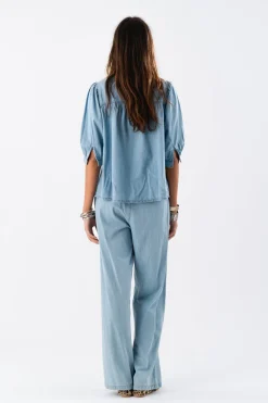 LOLLYS LAUNDRY Nicky Shirt Blue