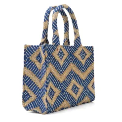 LUNA MOON Small Tote Greek Ocean