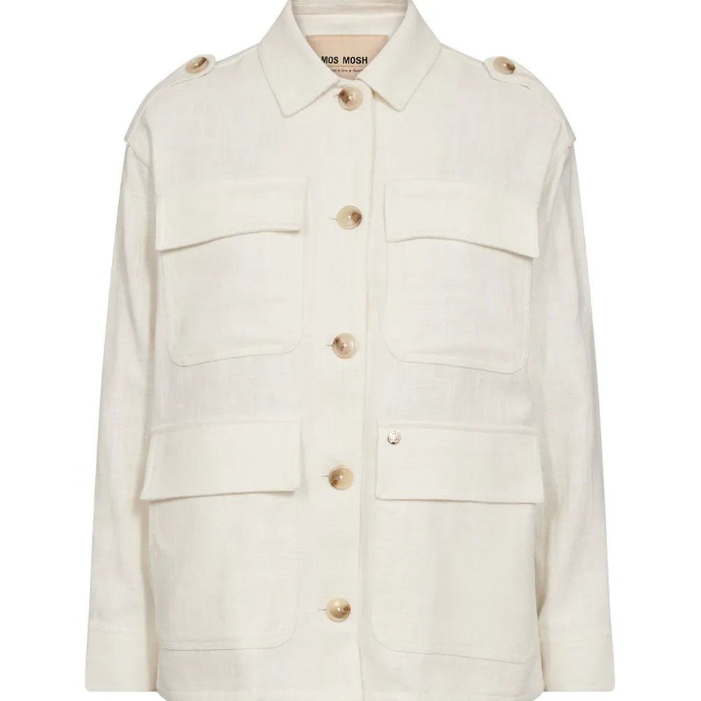 MOS MOSH Alfea Ramie Jacket Ecru