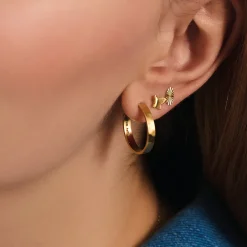 PERNILLE CORYDON Pine Hoops (guld/sølv)