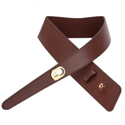 PLISSÉ COPENHAGEN Adea Belt Brown
