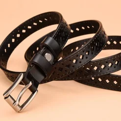 PLISSÉ COPENHAGEN Bella Belt Black